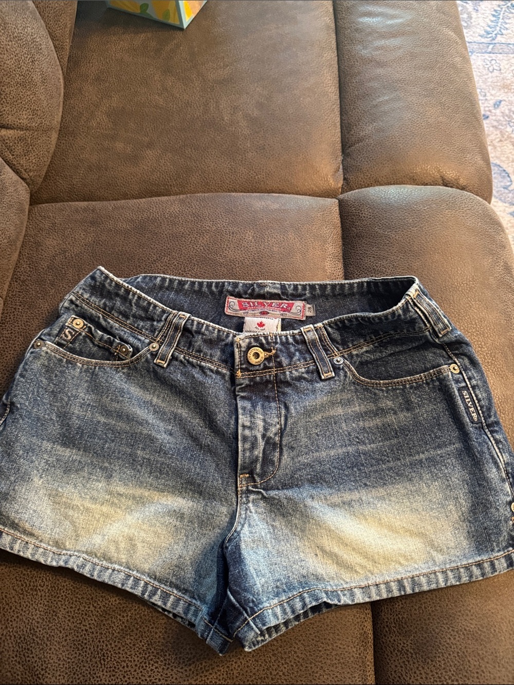 Vtg Silver Clothing Company Jean Shorts Sz 28